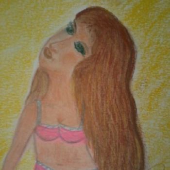 Pintura titulada "BARBARA SANS SA ROB…" por Grazianna G..., Obra de arte original, Pastel