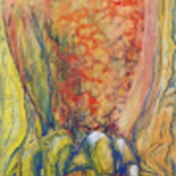 Malarstwo zatytułowany „Papagei” autorstwa Grazyna Hajewski, Oryginalna praca, Olej