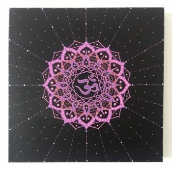 Painting titled "sahasrara" by Greg Brs, Original Artwork, Acrylic