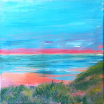 Painting titled "Seascape I" by Greg Grefenstette, Original Artwork, Acrylic