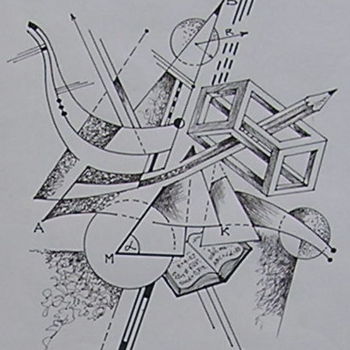 Drawing titled "Math3" by Gregory Borin, Original Artwork