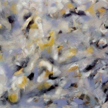 Картина под названием "Night Moves" - Gregg Simpson, Подлинное произведение искусства, Масло Установлен на Деревянная рама д…