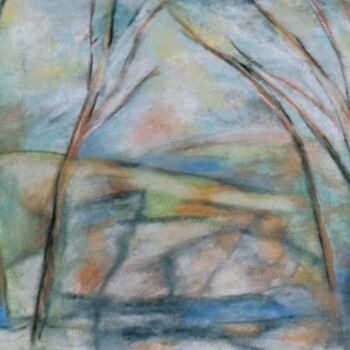 Картина под названием "Home of Cezanne" - Gregg Simpson, Подлинное произведение искусства, Масло