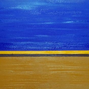 Painting titled "A Desert" by Greg Mason Burns, Original Artwork, Oil