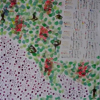 제목이 "2095-B Acacia  brac…"인 미술작품 Grégoire Koutsandréou로, 원작, 아크릴 나무 들것 프레임에 장착됨