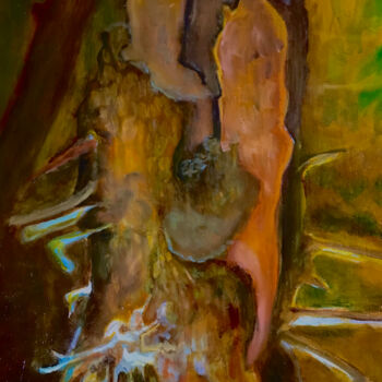 Painting titled "Od stump" by Gregory Anoufriev, Original Artwork, Oil
