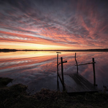 Photographie intitulée "Le ponton" par Grégory Dolivet, Œuvre d'art originale, Photographie numérique