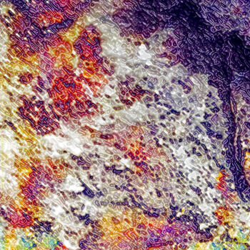 Картина под названием "Partitions Acidulée…" - Grégory Dreyfus, Подлинное произведение искусства, Цифровая живопись