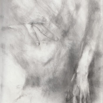 Drawing titled "etude main" by Grégory Geng, Original Artwork, Pencil