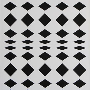 제목이 "Illusion II (n°1)"인 콜라주 Grégory Lejeune로, 원작, 페이퍼 컷팅