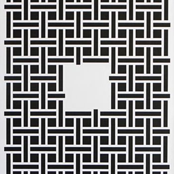 Colagens intitulada "Dernier carré (n°1)" por Grégory Lejeune, Obras de arte originais, Decoupages