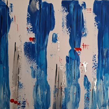 Картина под названием "Beautiful rain" - Gregory Mora, Подлинное произведение искусства, Акрил Установлен на Деревянная рама…