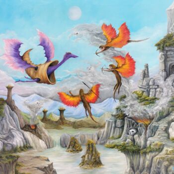 Картина под названием "Gregory Pyra Piro p…" - Gregory Pyra Piro, Подлинное произведение искусства, Масло