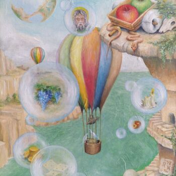 Painting titled "Gregory Pyra Piro p…" by Gregory Pyra Piro, Original Artwork, Oil Mounted on Wood Stretcher frame