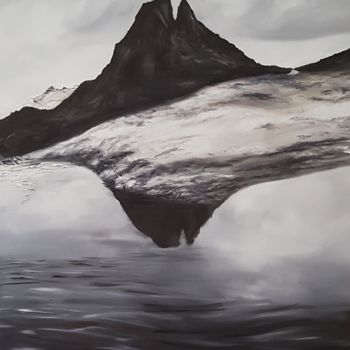 Painting titled "Le bel OSSAU" by Valérie Gremmo, Original Artwork, Oil
