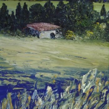 Painting titled "Cliché de Provence" by Valérie Gremmo, Original Artwork, Oil