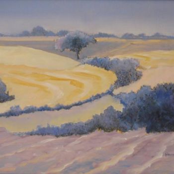 Peinture intitulée "Douce Provence" par Valérie Gremmo, Œuvre d'art originale, Huile