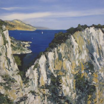 Painting titled "Cap canaille" by Valérie Gremmo, Original Artwork, Oil
