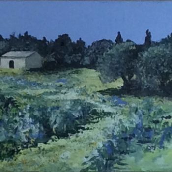 Painting titled "Provence au printem…" by Valérie Gremmo, Original Artwork