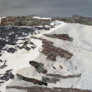 Pintura titulada "Paysage abstrait 1" por Valérie Gremmo, Obra de arte original, Acrílico