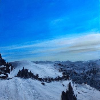 Peinture intitulée "Carré d'hiver 1" par Valérie Gremmo, Œuvre d'art originale, Acrylique