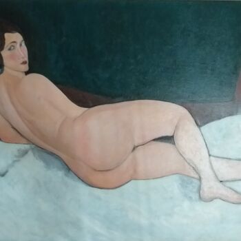 Nudo sdraiato 100x71 Amedeo Modigliani olio su tela