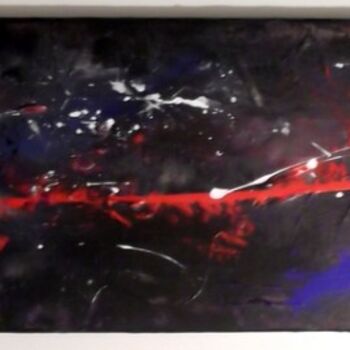 Painting titled "Fireline" by Gribouill'Art, Original Artwork