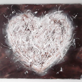 Painting titled "Filencoeur" by Gribouill'Art, Original Artwork, Other