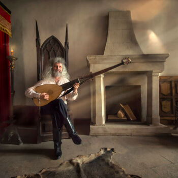 摄影 标题为“The Court Singer” 由Grigore Roibu, 原创艺术品, 数码摄影
