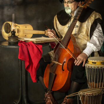 "Medieval Singer" başlıklı Fotoğraf Grigore Roibu tarafından, Orijinal sanat, Dijital Fotoğrafçılık