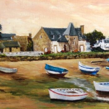 Картина под названием "Bretagne" - Gril, Подлинное произведение искусства