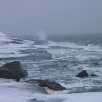 Photographie intitulée "La baie d'Hudson pr…" par Alex Grimarts, Œuvre d'art originale