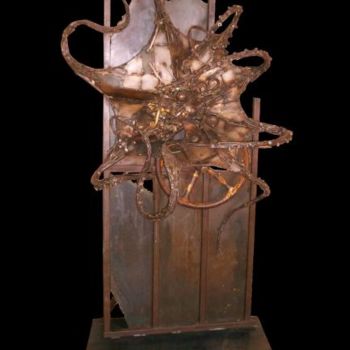 Sculpture intitulée "20000  Lieux sous l…" par Michel Grimmer, Œuvre d'art originale, Métaux
