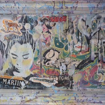 Malarstwo zatytułowany „safari-remy-martin-…” autorstwa Groovy, Oryginalna praca, Akryl
