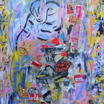 Malerei mit dem Titel "MARLBORO -porte d'a…" von Groovy, Original-Kunstwerk, Acryl