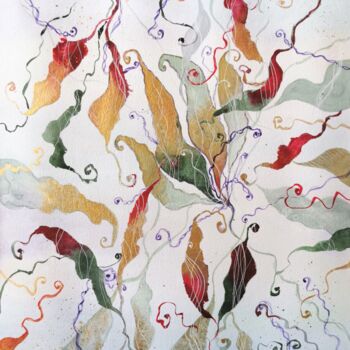 제목이 "Fantasy"인 미술작품 Ingrida Grosmane로, 원작, 수채화