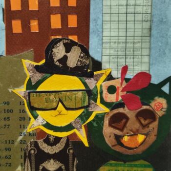 Collages titled "Gradus" by Grotesk, Original Artwork, Collages