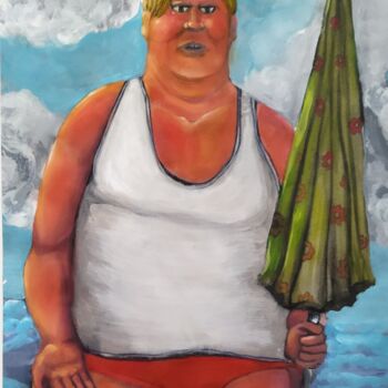 Peinture intitulée "Bryan de Bray-dunes" par Grotesk, Œuvre d'art originale, Acrylique