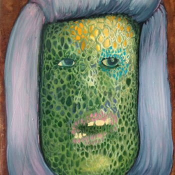 Peinture intitulée "Virginie Merule" par Grotesk, Œuvre d'art originale, Huile