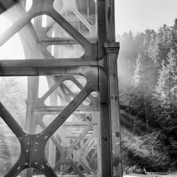 Fotografia intitulada "Cape Creek Bridge (…" por Citellus, Obras de arte originais, Fotografia digital