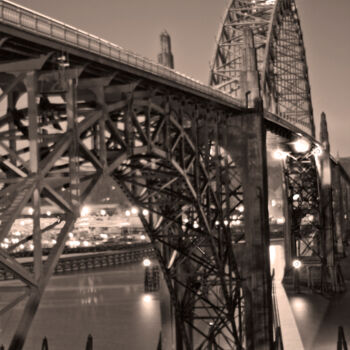 Photography titled "Siletz River Bridge…" by Citellus, Original Artwork, Digital Photography