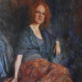 Painting titled "Lady Annie Douglas…" by Evgeny Grouzdev, Original Artwork