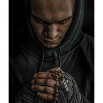 제목이 "Warrior"인 사진 Pavel Grozberg로, 원작, 디지털