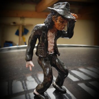 Sculpture titled "Michael Jackson Moo…" by Peter Grundtner, Original Artwork, Plastic