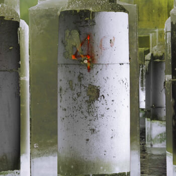 Photographie intitulée "columns 8" par Harry Gruenert, Œuvre d'art originale, Photographie numérique