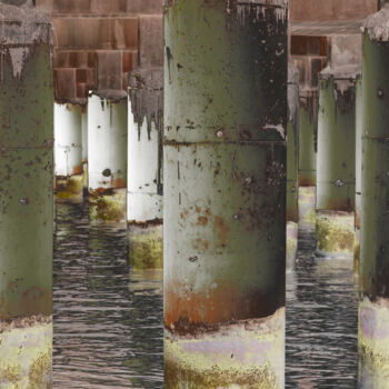 Photographie intitulée "columns 10" par Harry Gruenert, Œuvre d'art originale, Photographie numérique
