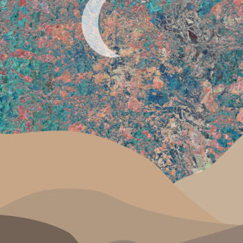 Arte digital titulada "Starry Night #1" por Grymc, Obra de arte original, Pintura Digital