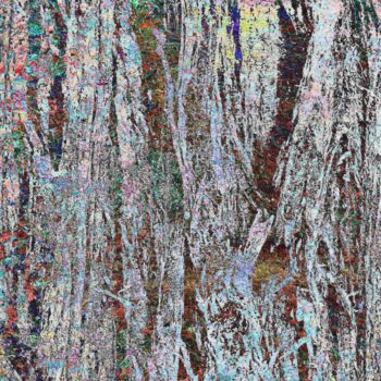 Digital Arts titled "Into the Woods #1" by Grymc, Original Artwork, Digital Painting