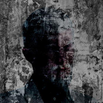 Digital Arts titled "Self Portrait, Cont…" by Grymc, Original Artwork, Digital Painting