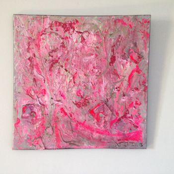 Pintura intitulada "Pink Way" por Gu Lagalerie, Obras de arte originais, Acrílico